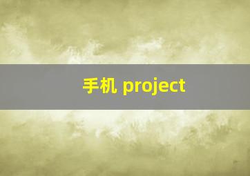 手机 project